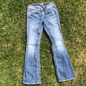 Silver Eden Boot Cut Flare Jeans Size 25L/33W